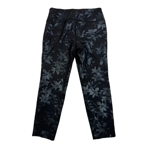 Soft Surroundings Twilight Floral Metallic Leggings - Picture 3 of 10